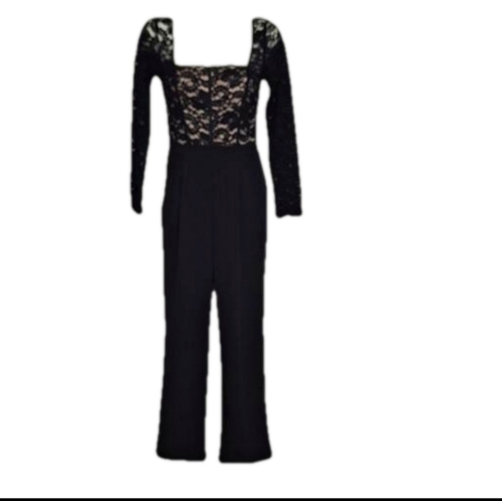 Express Jumpsuit Lace Black - Picture 2 of 14